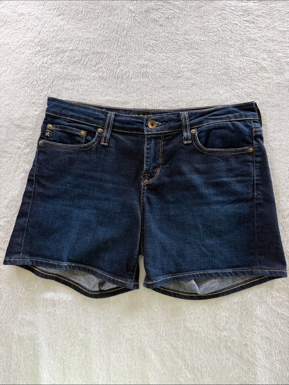 Big Star | Alex | Mid Rise Fit | Dark Indigo Denim Shorts